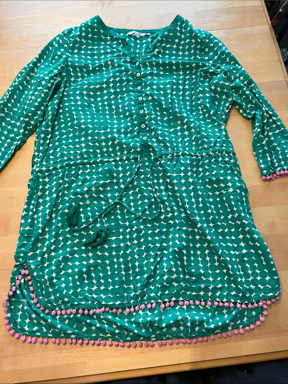 Boden tassel dress size 16